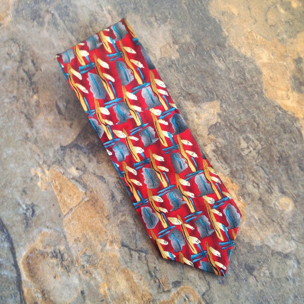 Classic Retro Style Silk Tie by Jerry Garcia